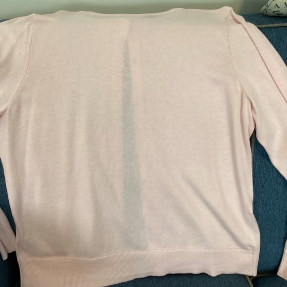 Ladies pink cardigan size X-LARGE - Picture 2 of 5